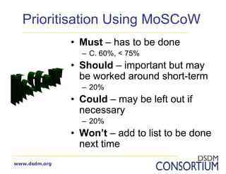 Introduction to DSDM