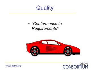 Introduction to DSDM