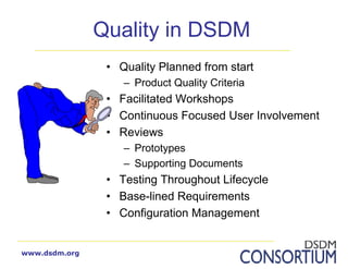 Introduction to DSDM
