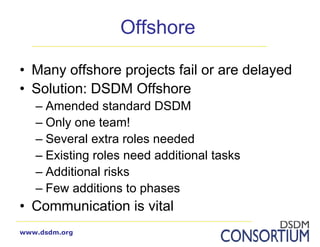 Introduction to DSDM