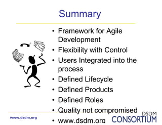 Introduction to DSDM