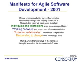 Introduction to DSDM