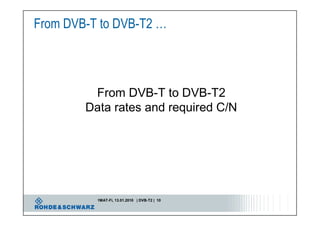 Introduction to DVB T2 "Second Generation Digital Terrestrial Video ...