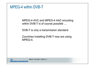 Introduction to DVB T2 "Second Generation Digital Terrestrial Video ...