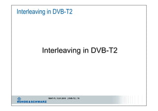 Introduction to DVB T2 "Second Generation Digital Terrestrial Video ...