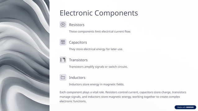 "Basic Electronics Explained with Real-World Examples" | PPTX