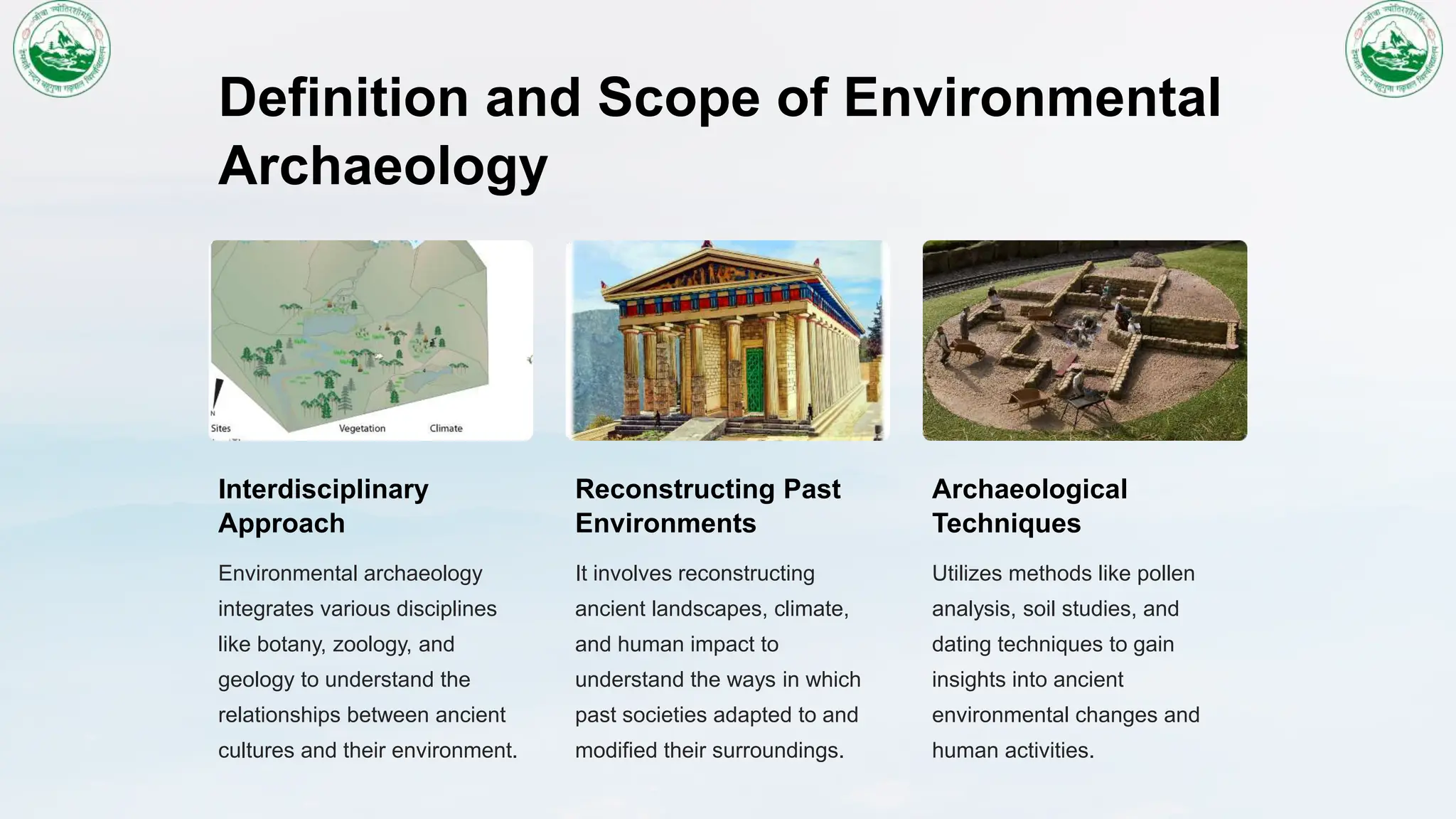 Introduction to Environmental Archaeology pptx Introduction to Environmental Archaeology pptx