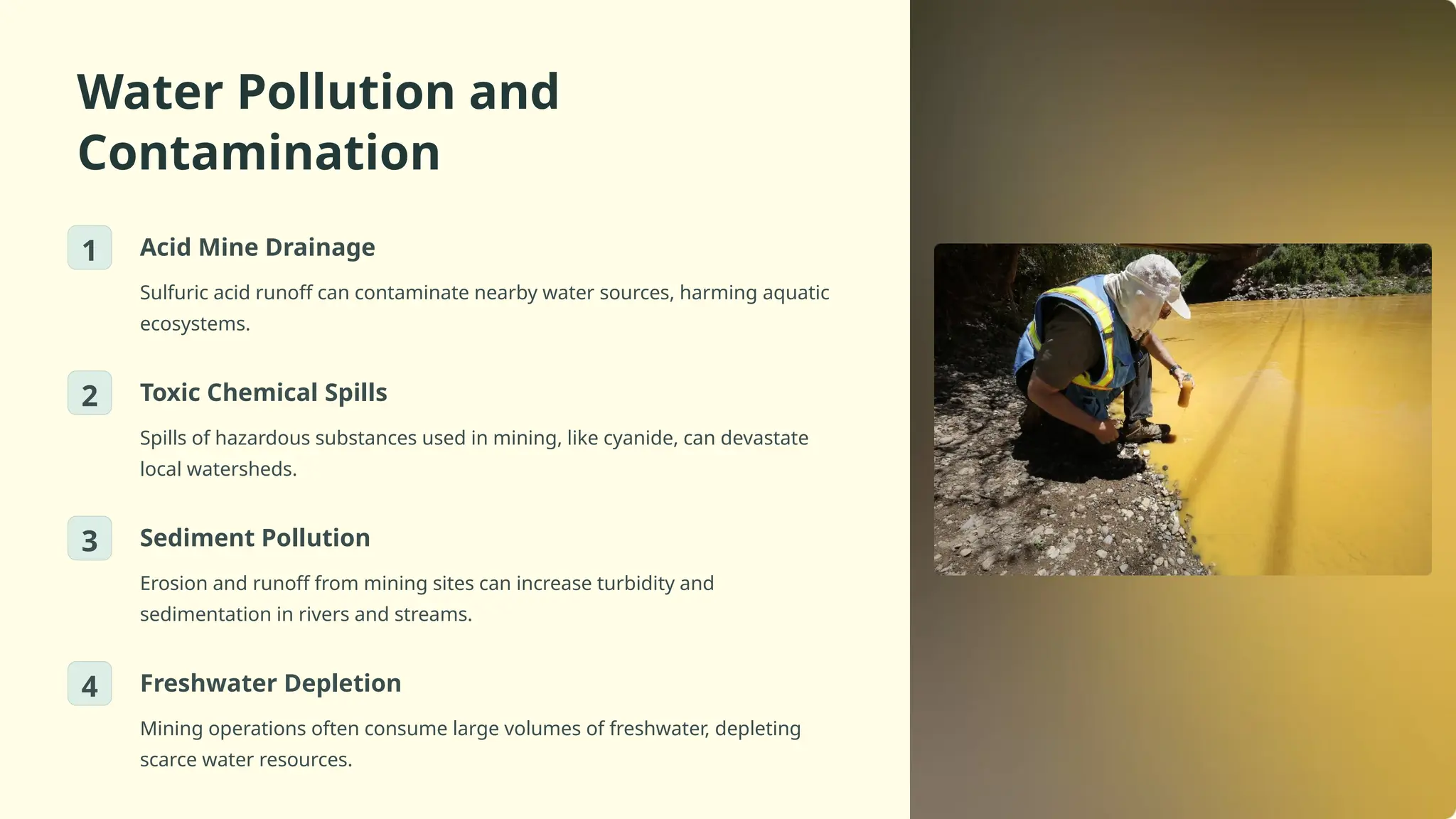 Introduction To Environmental Impacts Of Mining Pptx Free Download