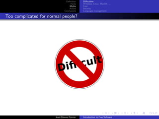 Introduction to Free Software