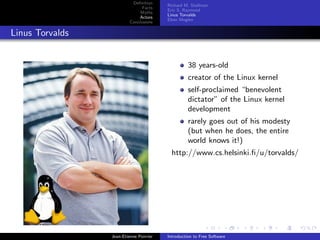 Introduction to Free Software