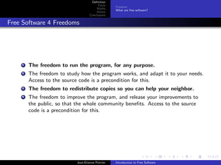Introduction to Free Software
