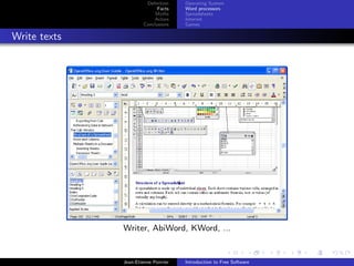 Introduction to Free Software