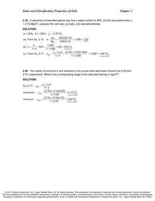 Introduction to Geotechnical Engineering 2nd Edition Holtz Solutions ...