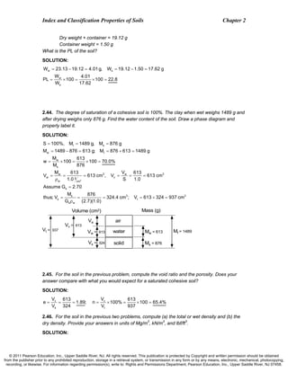 Introduction to Geotechnical Engineering 2nd Edition Holtz Solutions ...