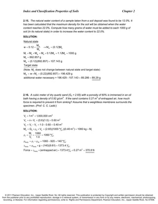 Introduction to Geotechnical Engineering 2nd Edition Holtz Solutions ...