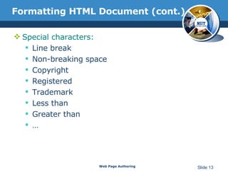 Introduction to HTML | PPT