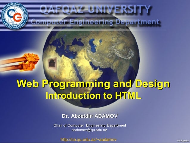 Introduction To Html