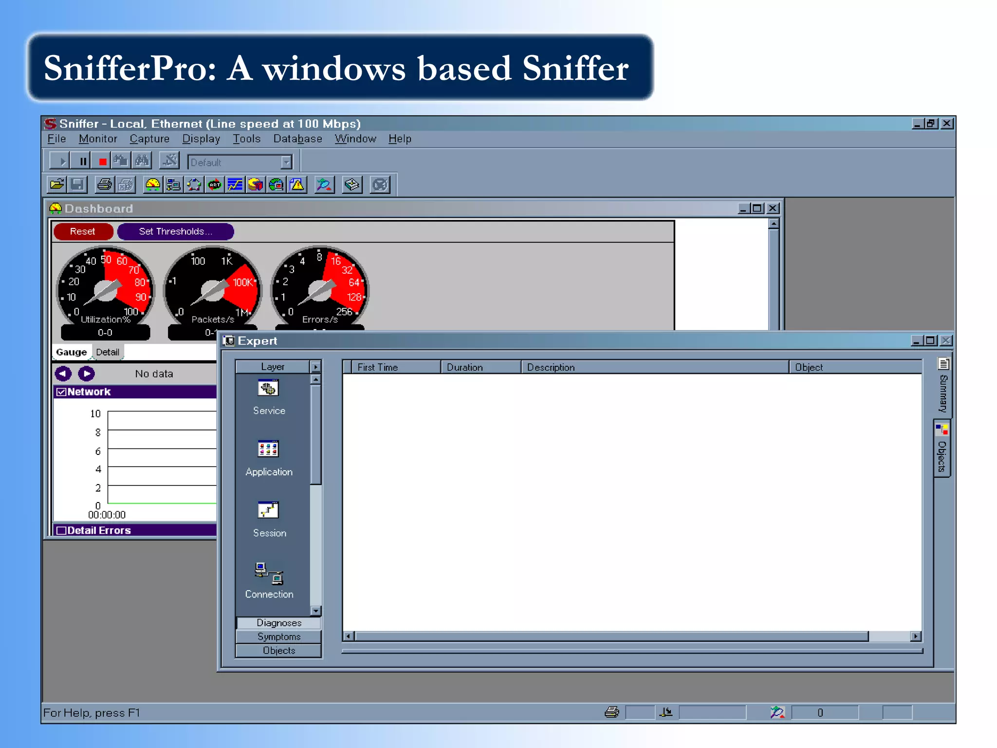 SnifferPro: A windows based Sniffer 