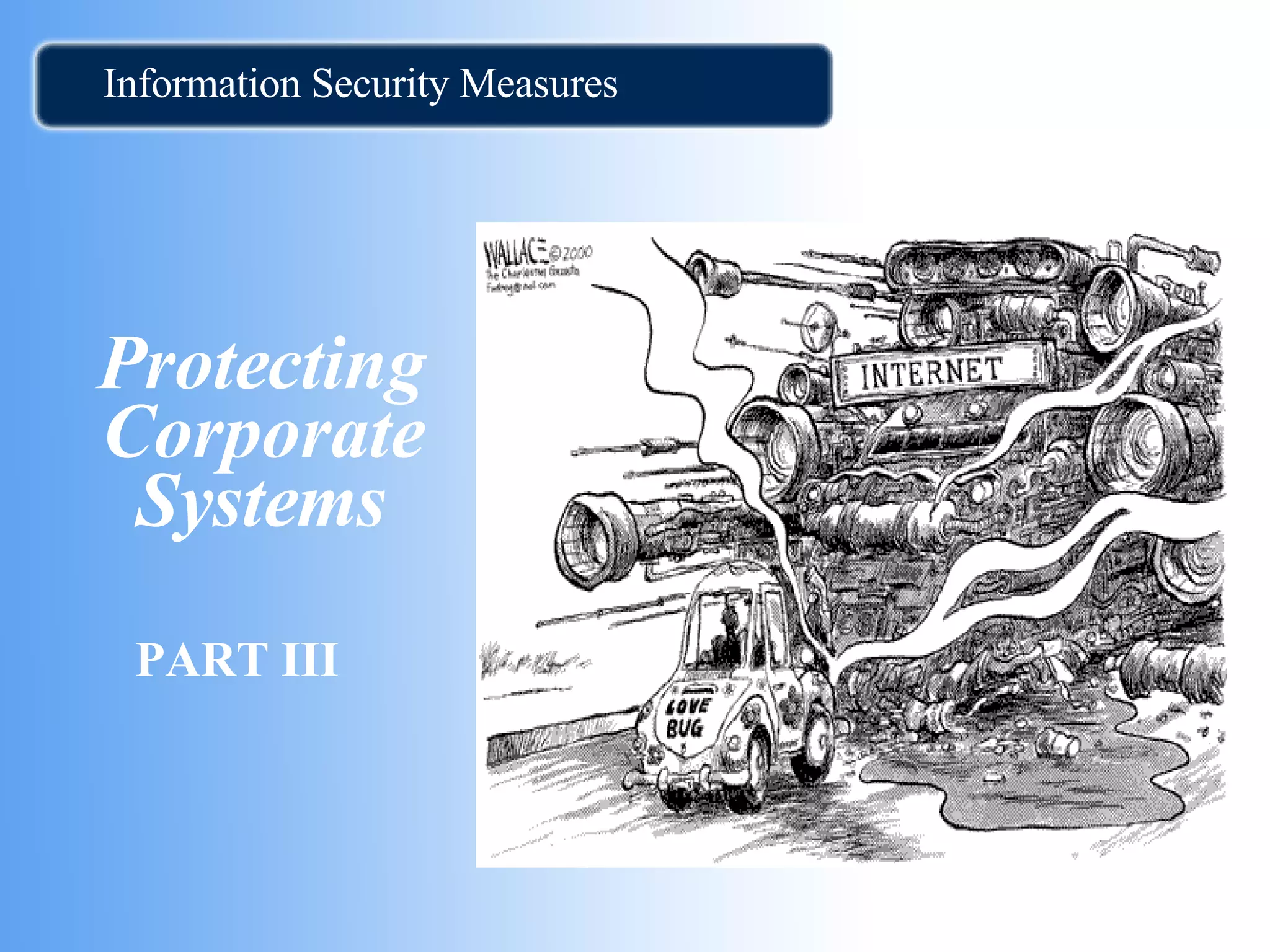 Protecting Corporate Systems PART III Information Security Measures 