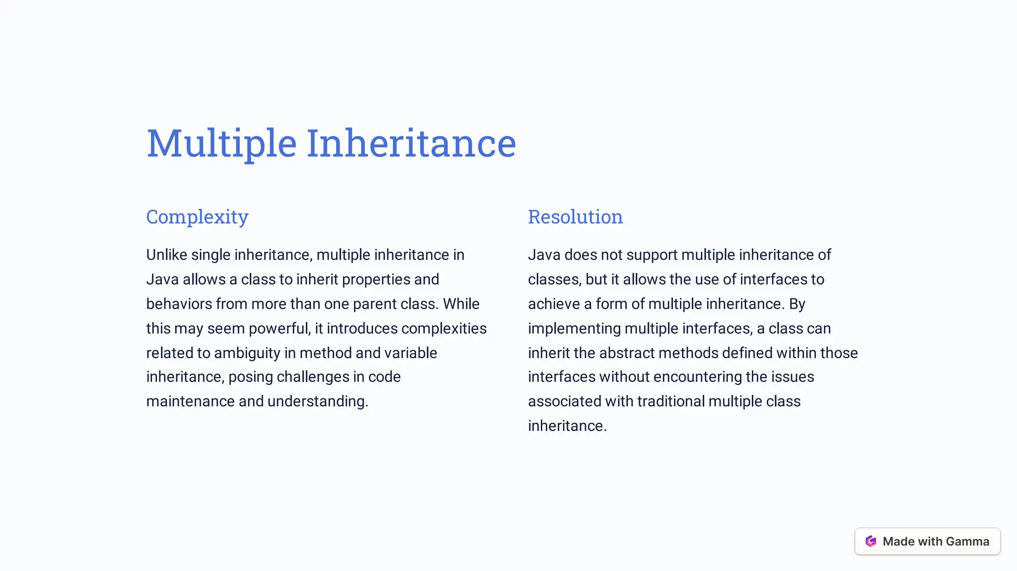 Introduction to Inheritance in Java for presentation | PPT