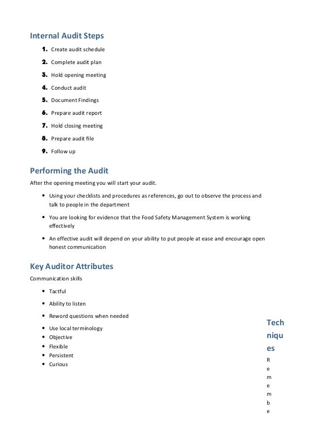 Introduction To Internal Auditing Fsms Introduction To Internal Auditing Fsms