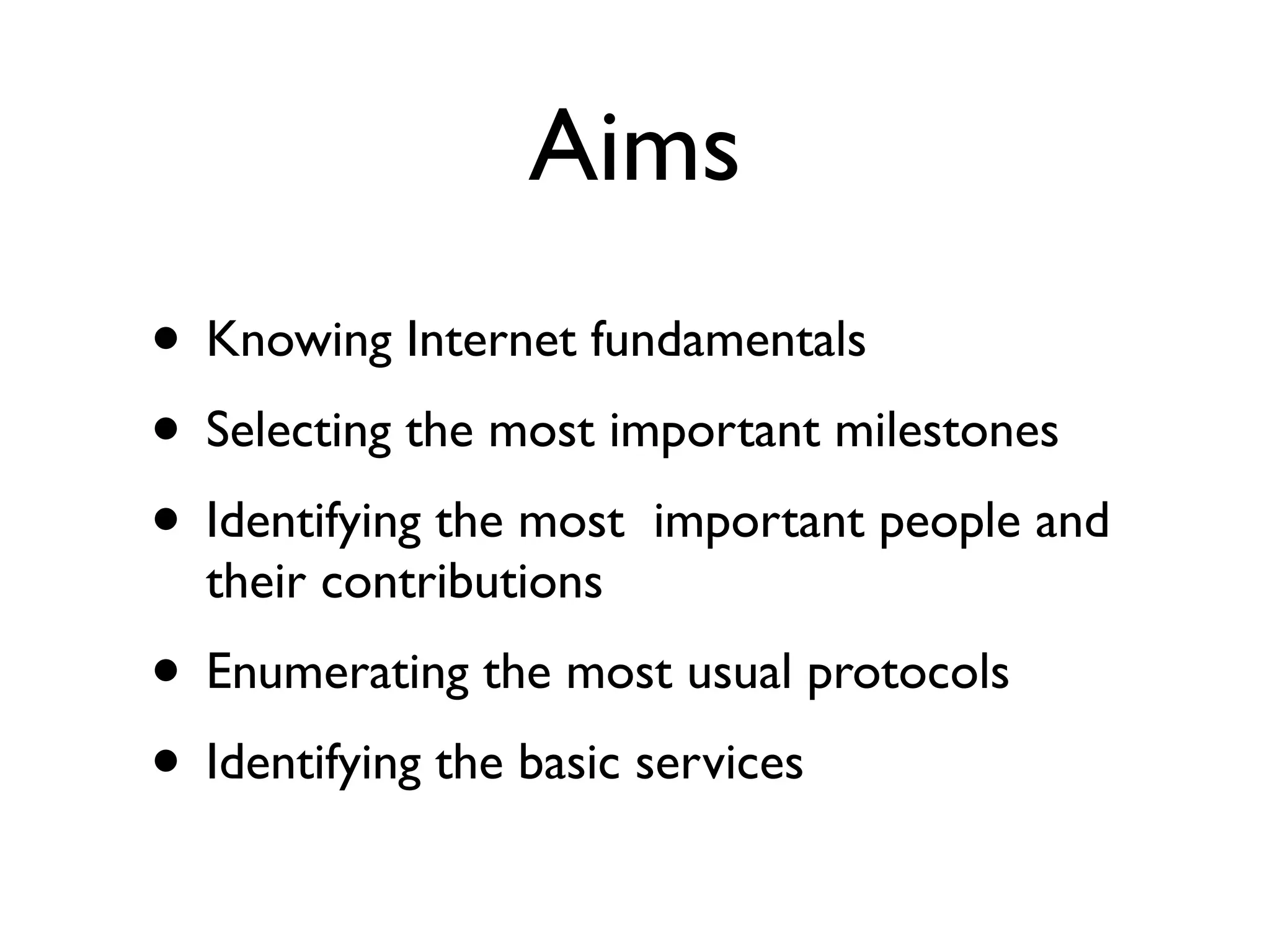 Introduction to Internet