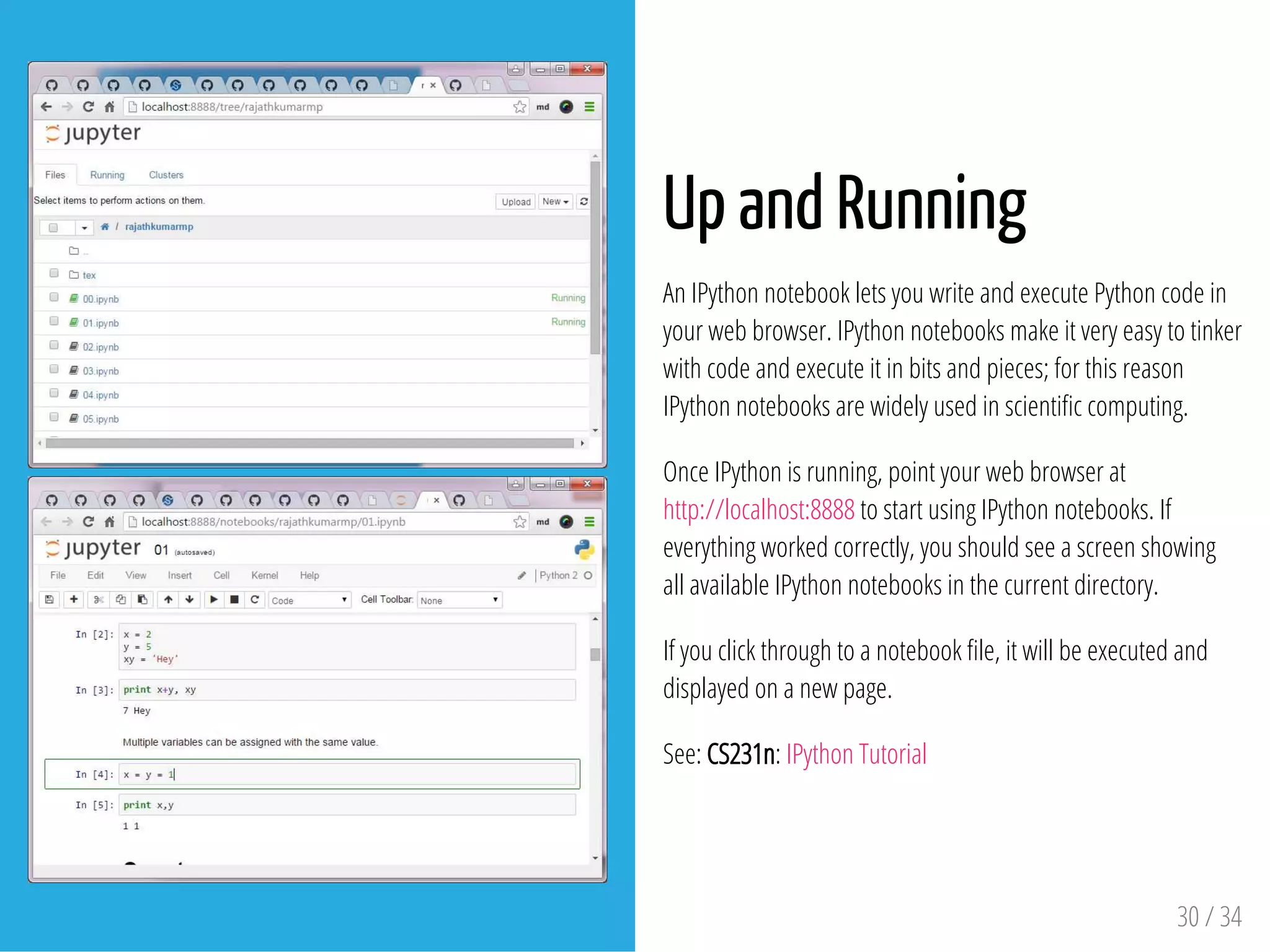 Introduction to IPython & Jupyter Notebooks | PDF | Operating Systems ...