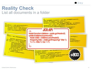 Reality Check
List all documents in a folder
                                                                             ...
