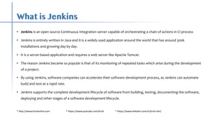 Jenkins Introduction Introduction to jenkins | PDF