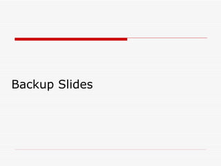 Backup Slides 