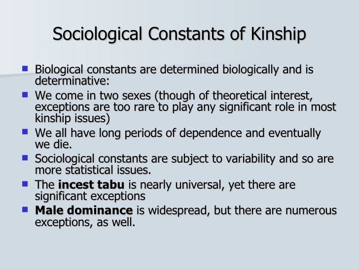 Introduction to Kinship