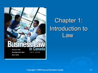 Chapter 1: Introduction to Law  
