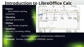Comprehensive Introduction to LibreOffice Calc: Basics and Advanced ...