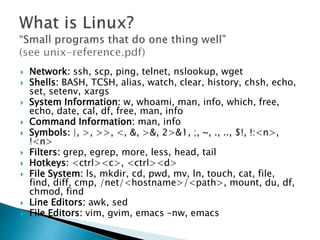 Introduction to-linux | PPTX