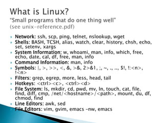 Introduction to-linux | PPTX