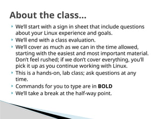 Comprehensive Introduction to Linux Command Line and System Basics | PPTX
