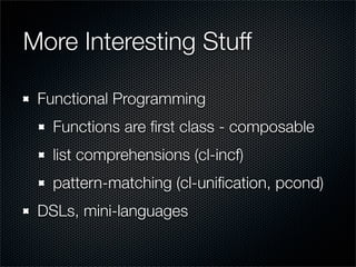 Introduction To Lisp | PDF