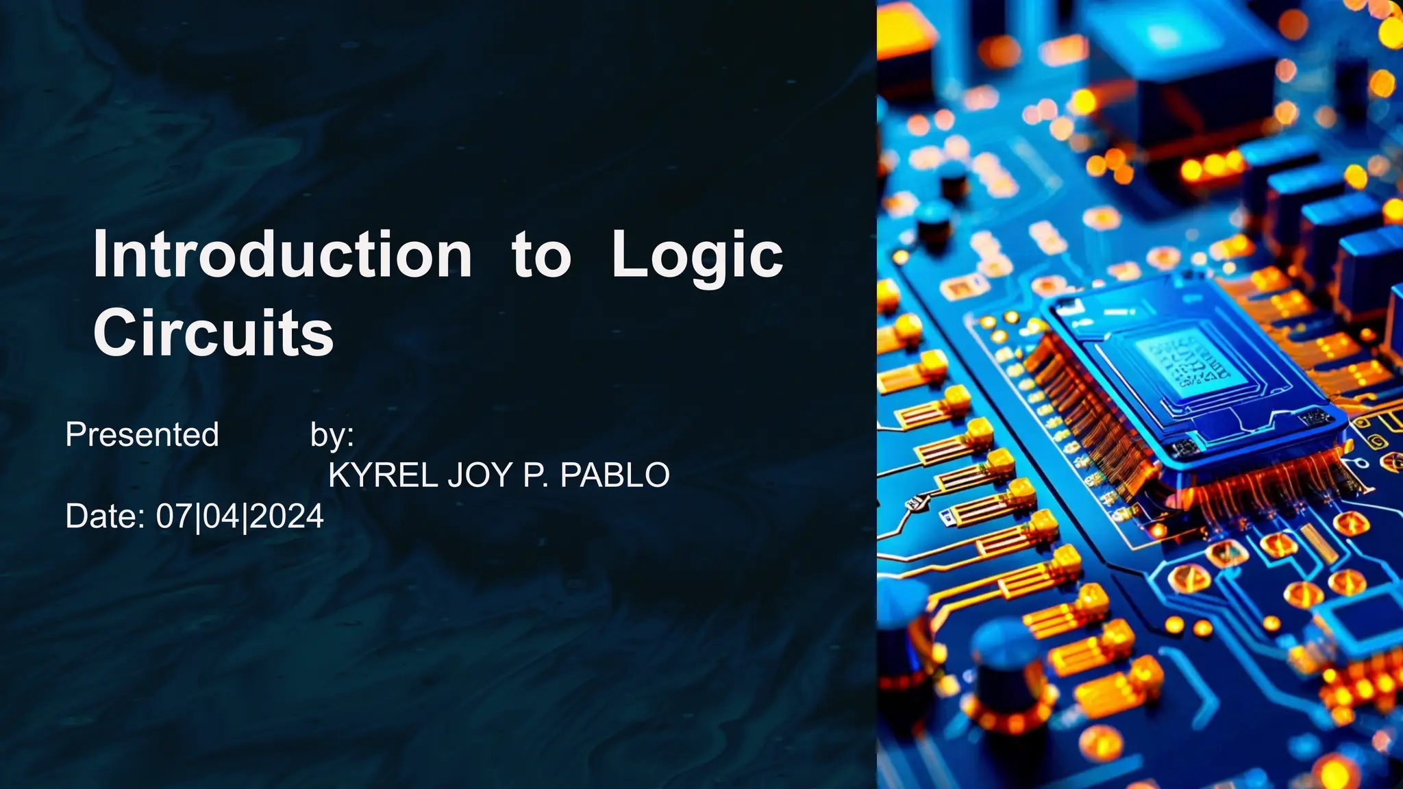 Introduction-to-Logic-Circuits PowerPoint Presentaion | PPT