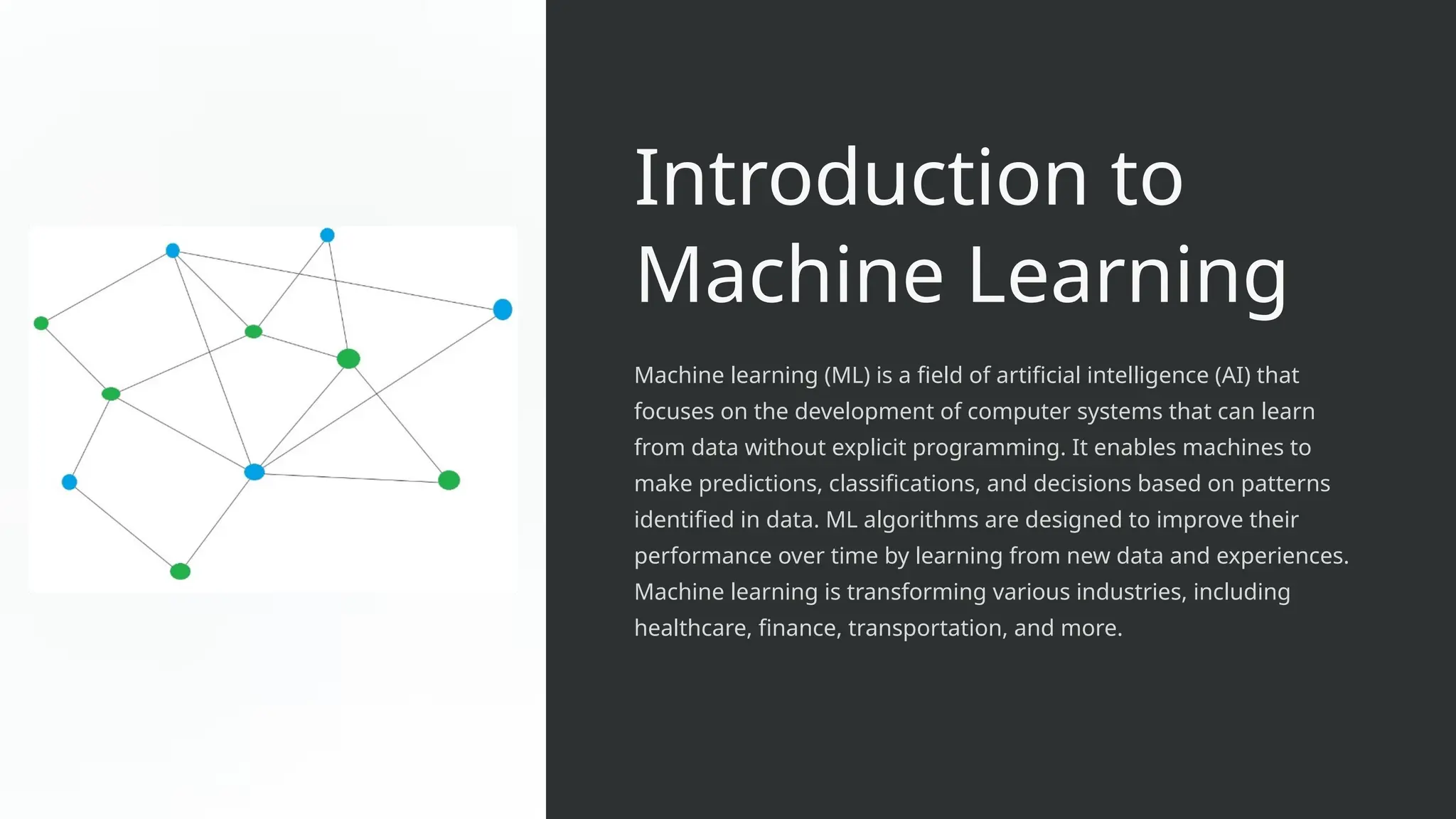 Introduction to Machine Learning Concepts | PPTX | Artificial ...