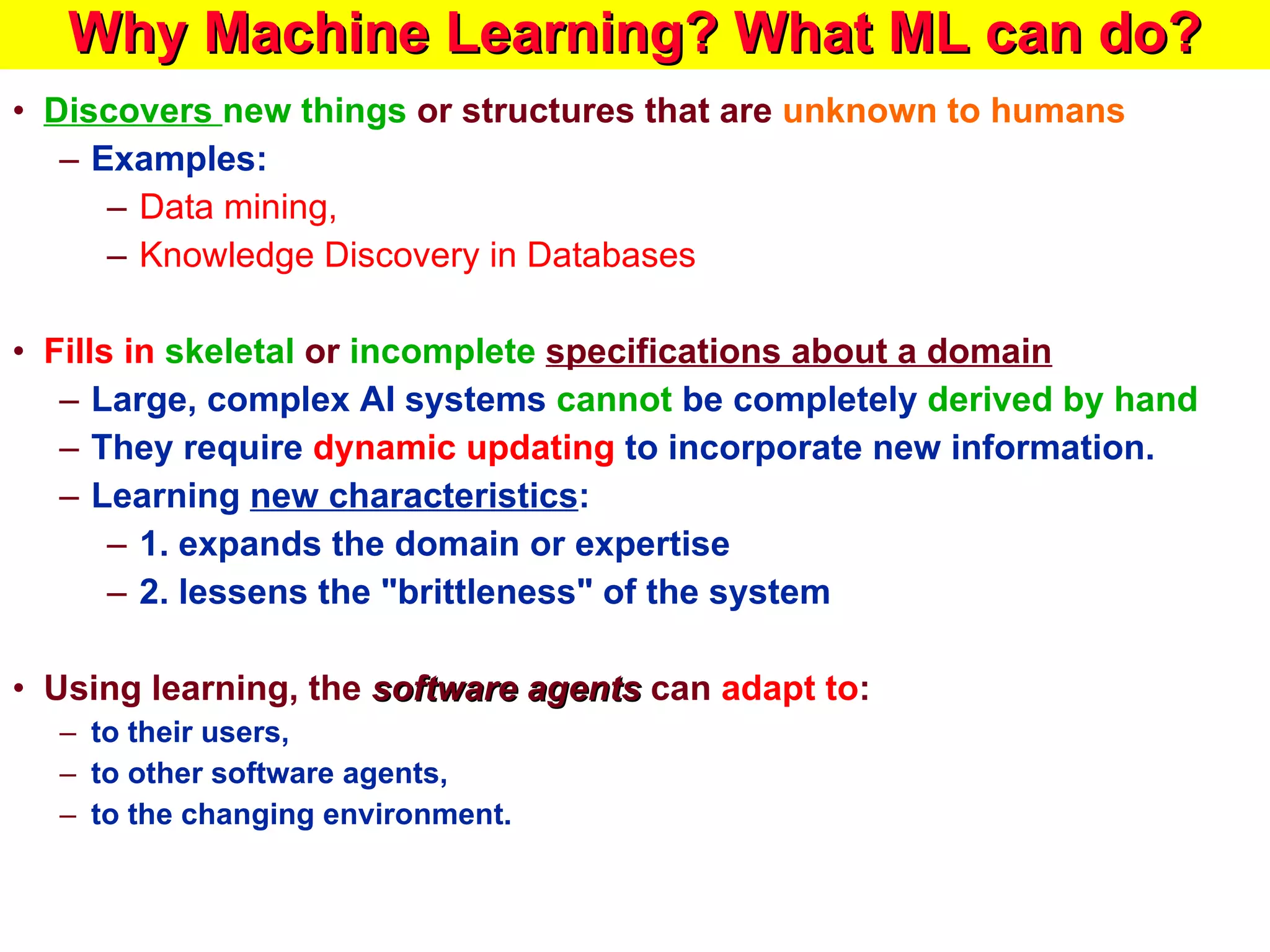 Introduction to Machine Learning. | PPT