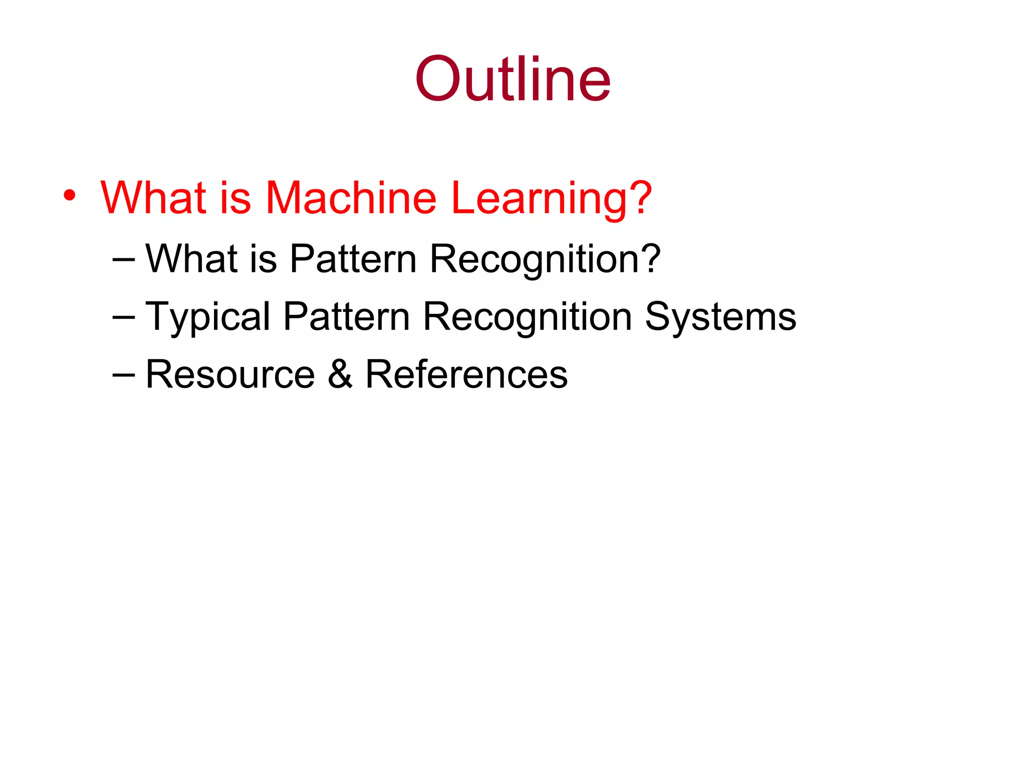 Introduction to Machine Learning | PPT