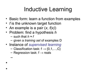 Introduction to machine learning | PPT