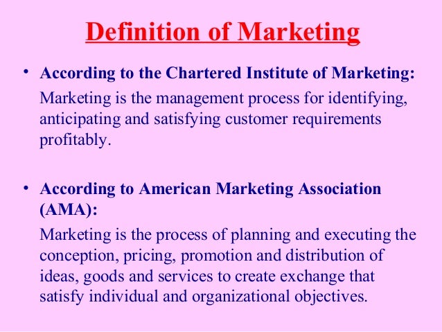 an introduction to marketing management process for identifying anticipating and satisfying customer The importance of marketing and the role of customer value in marketing the chartered institute of marketing defines marketing as the management process responsible for identifying, anticipating and satisfying customer requirements profitably. an introduction to marketing management process for identifying anticipating and satisfying customer The importance of marketing and the role of customer value in marketing the chartered institute of marketing defines marketing as the management process responsible for identifying, anticipating and satisfying customer requirements profitably.