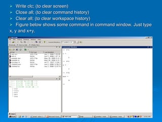 How to work on Matlab....... | PPT image.