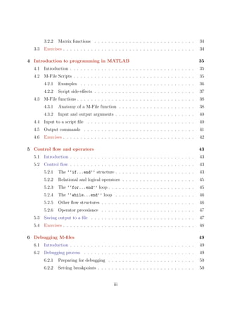 Introduction to-matlab | PDF
