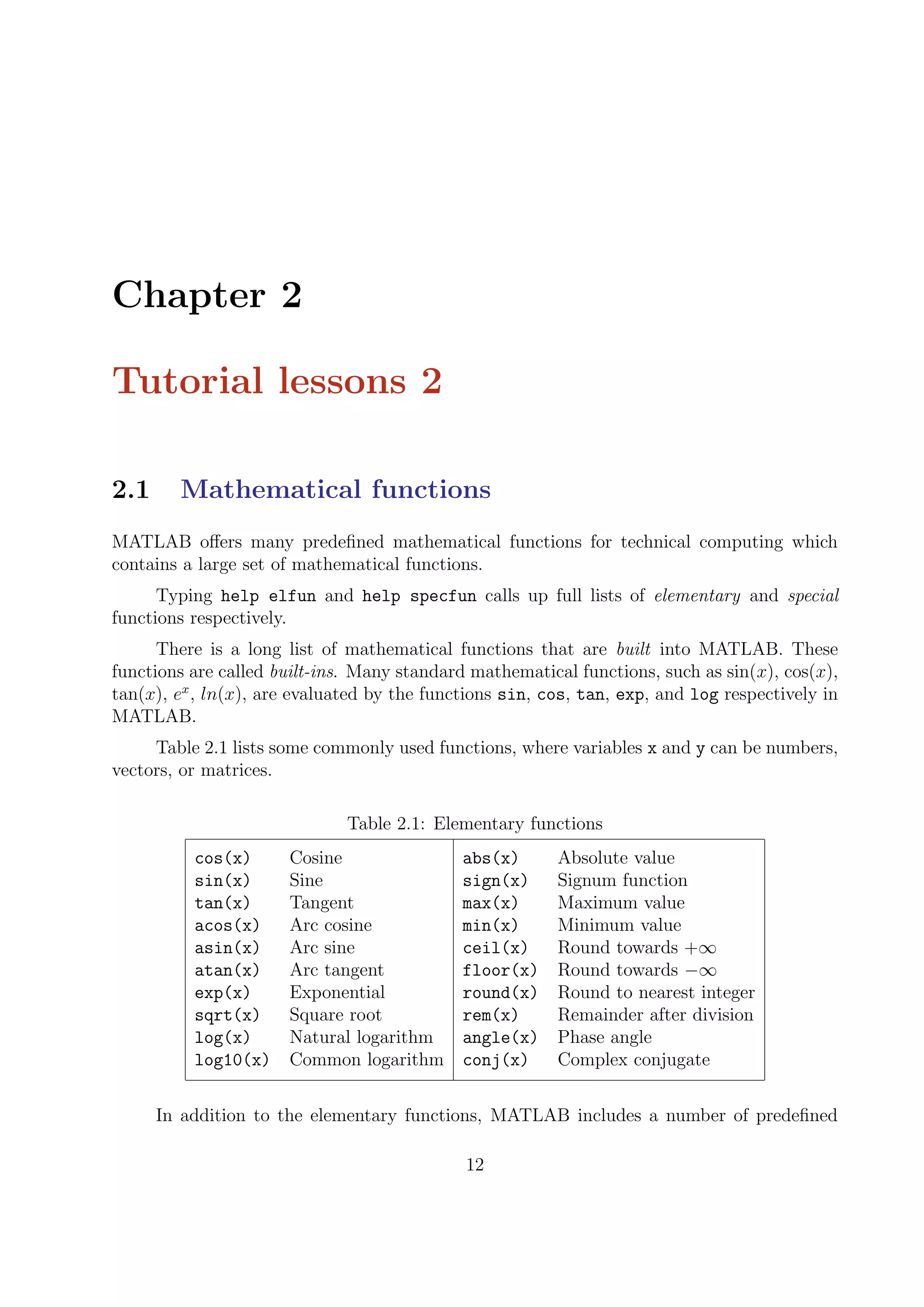 Introduction to-matlab | PDF