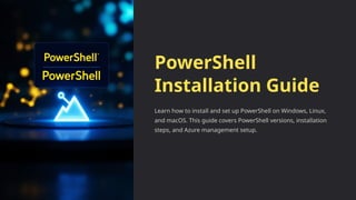 Introduction-to-Microsoft-AzurePowerShell Module.pptx