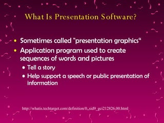 Introduction To Microsoft Power Point Show | PPS