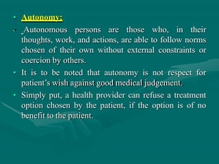 Autonomy Health Dictionary Introduction to-midwifery-obstetrical-nursing | PPTX