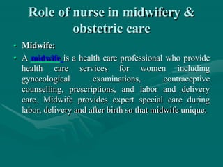 Introduction To-Midwifery-Obstetrical-Nursing